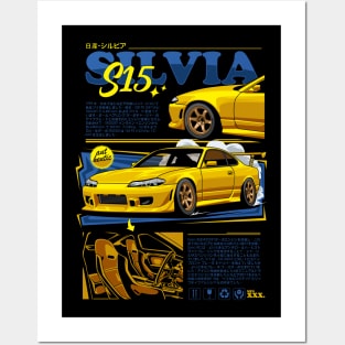 Silvia S15 Posters and Art